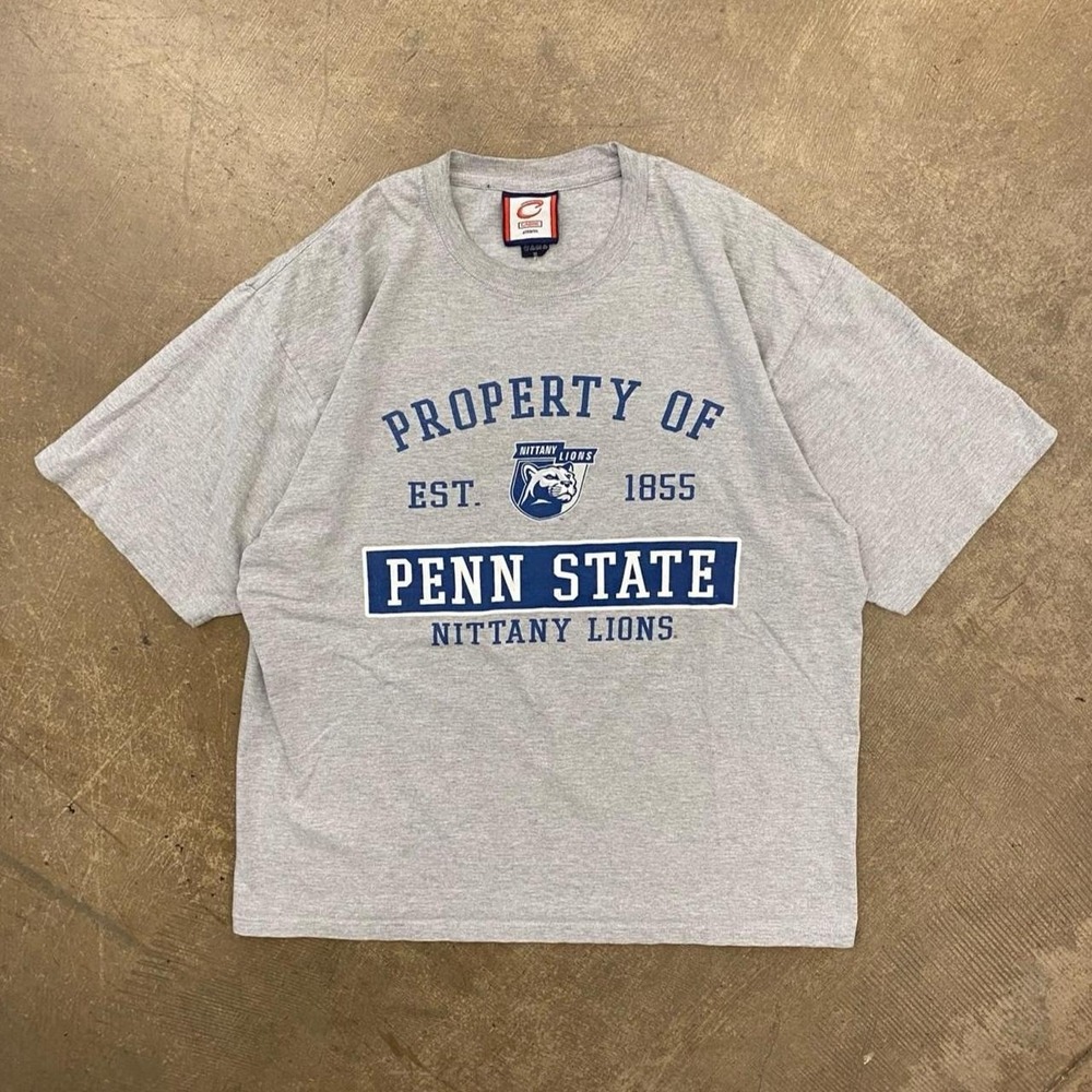 Vintage Penn State Nittany Lions College Football Cadre NCAA T-Shirt Size XL